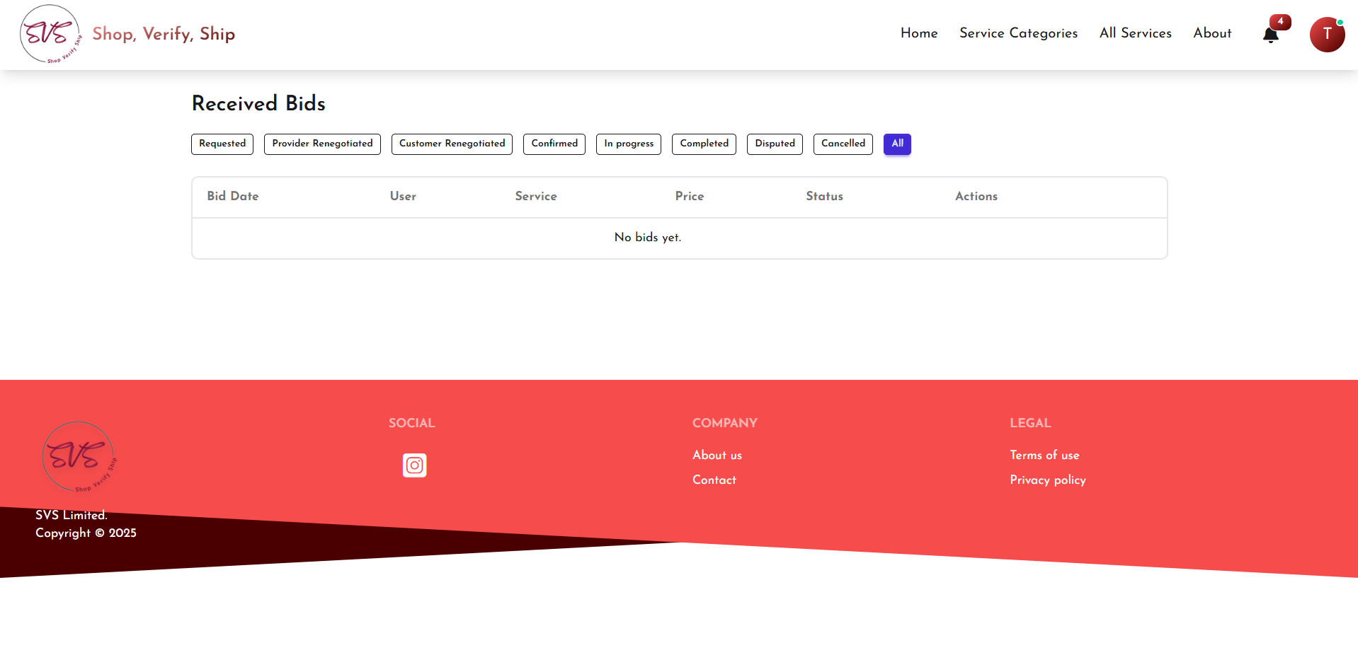 SVS Multi-Vendor Service Platform screenshot 5