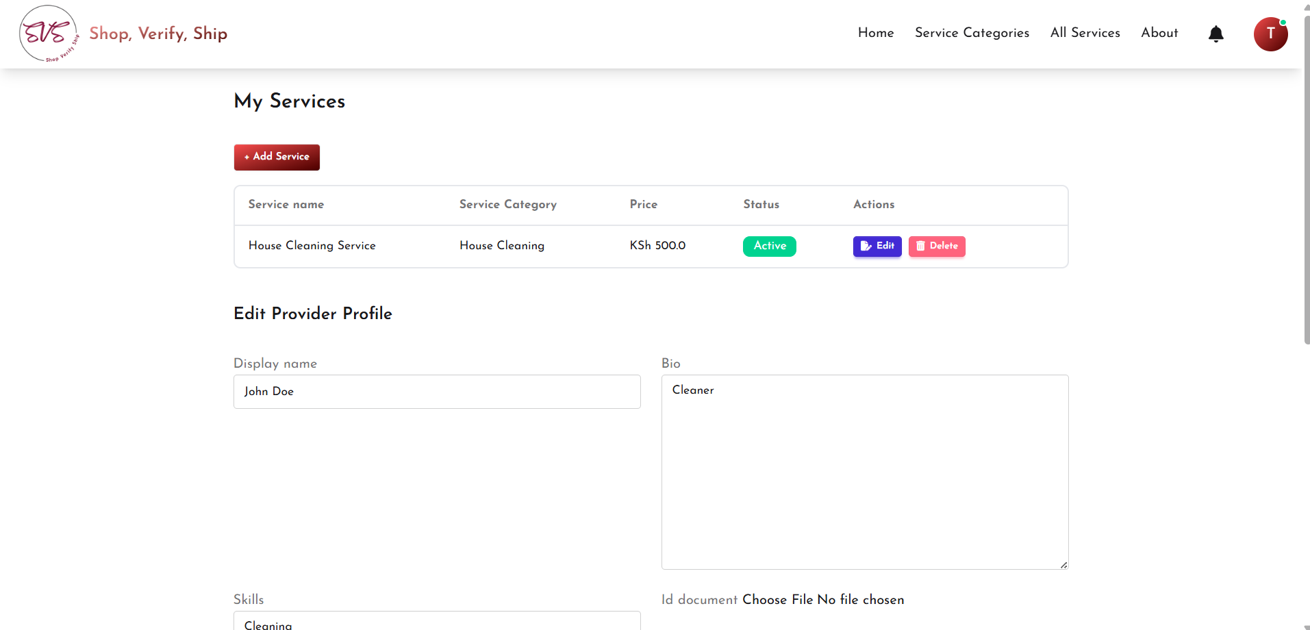 SVS Multi-Vendor Service Platform screenshot 6